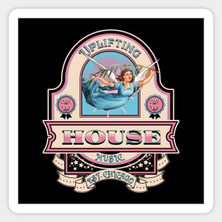HOUSE MUSIC  - Uplifting House Angel Sticker